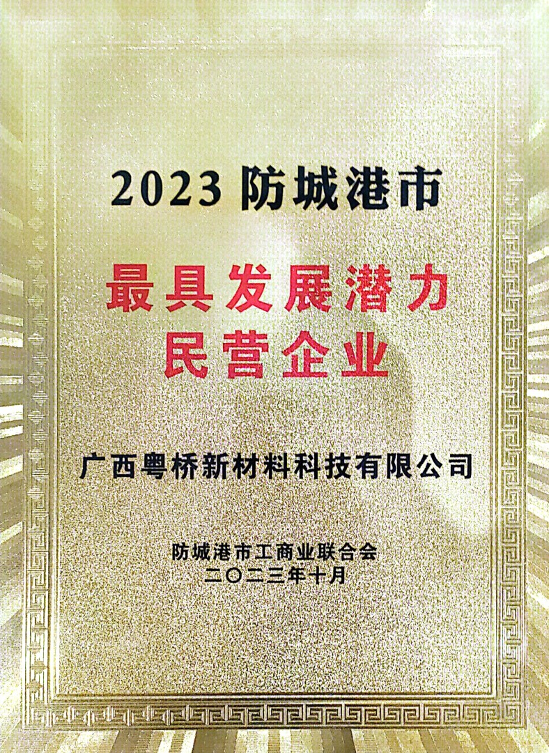 2023防城港最具發展潛力企業